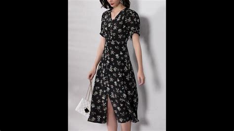 Women Summer Floral Silk Dresses Sex Casual Daily Office Party Night