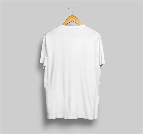 482 T Shirt Mockup Front And Back White Easy To Edit