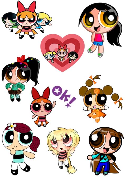 Powerpuff Girls Stickers Download Printable Stickers Png Pdf Etsy