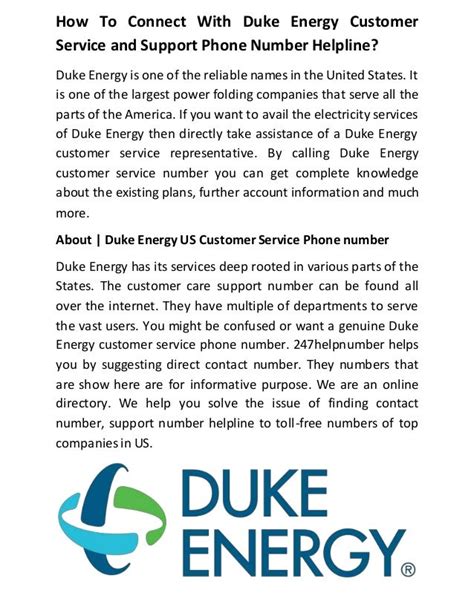 How To Connect With Duke Energy Customer Service And Support Phone Nu