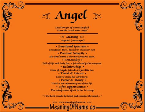 Angel Meaning Of Name