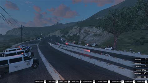 Police Checkpoint At Highway Gta5