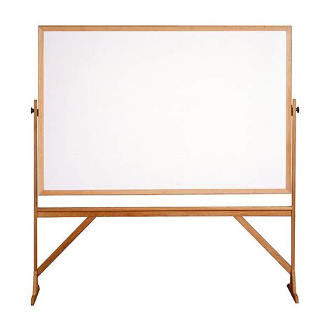 Ghent Reversible Whiteboard With Wood Frame 4h X 6w