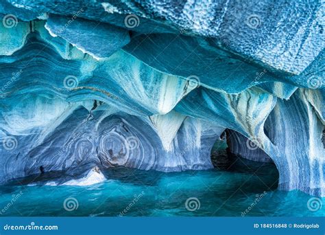 The Marble Caves In Patagonia Chile South America Stock Photo Image