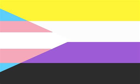 Transnb Pride Flag Design 1 Pointy Rqueervexillology