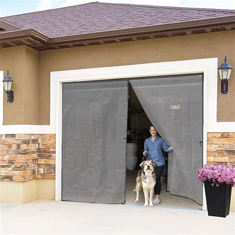 Magnetic Garage Door Screen 10x10 Ft And All Other Sizes Easy