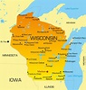 Wisconsin Map - Guide of the World