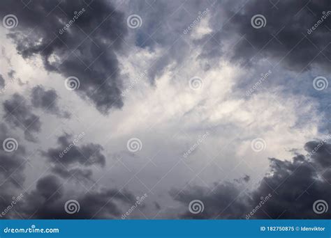Heaven Epic Dramatic Storm Sky Dark Grey White Cumulus Clouds