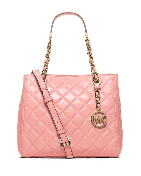( 6) michael kors sullivan large top zip tote bag. MICHAEL Michael Kors Susannah Small Quilted Tote Bag in ...
