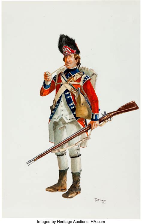Revolutionary War Original Don Troiani Watercolor Art Lot 49514