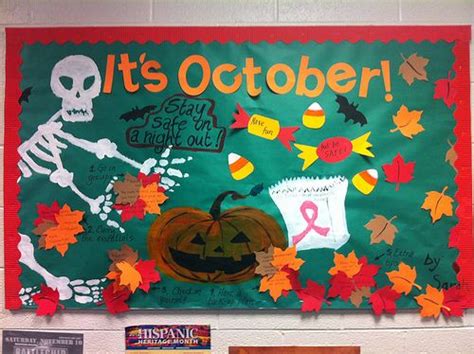 Noor Hachwi Celebrates Autumn Halloween And Safety In This Festive Bulletin Board December