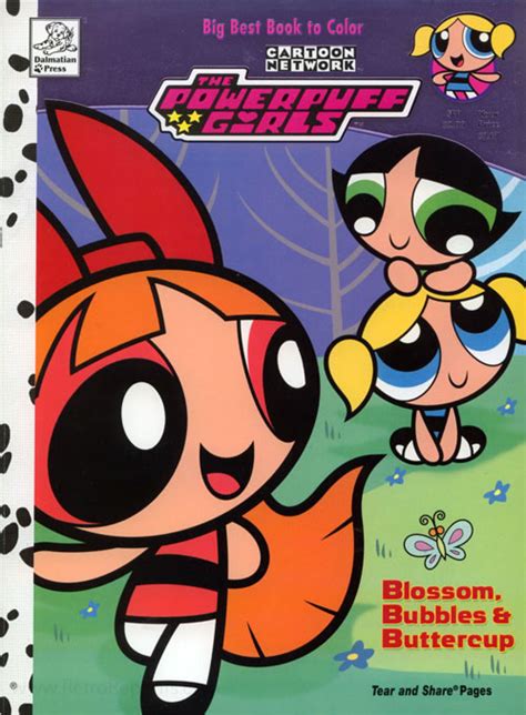 Powerpuff Girls The Blossom Bubbles And Buttercup Coloring Books At Retro Reprints The World