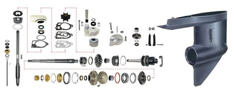Lower Unit Rebuild Kit For Mercruiser Outdrive Mr Alpha One 84 90 Transmission And Drive Parts