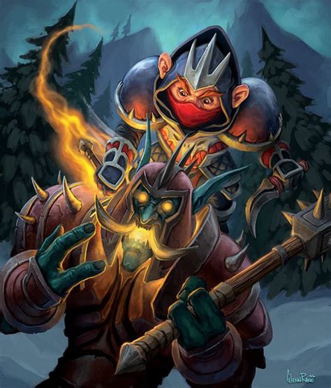 lobotomize combat ability artist glenn rane set heroes of azeroth hearthstone artwork