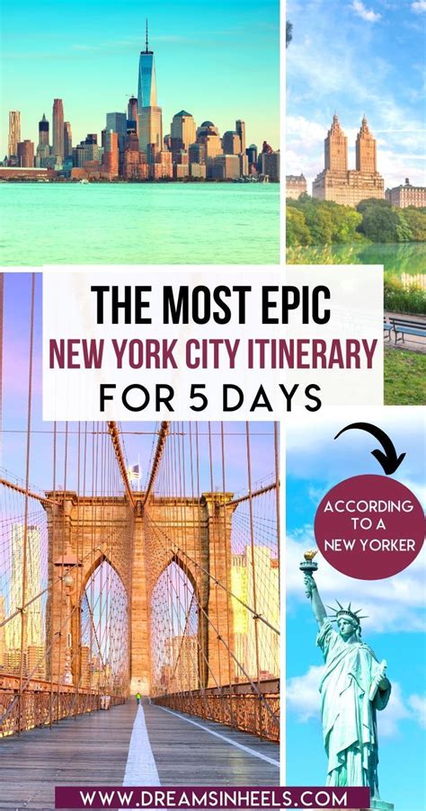 The Most Epic New York City Itinerary For 5 Days Including Free Parking