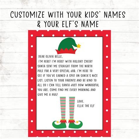 Printable Elf Letters