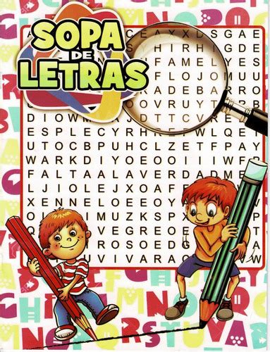 Libro De Sopas De Letras Recursosep Sopas De Letras Para Imprimir