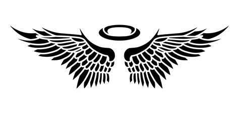 Free Vector Angel Wings Tribal Tattoo 16126600 Vector Art At Vecteezy