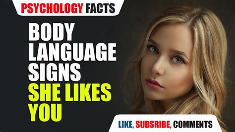 10 body language signs she s attracted to you youtube