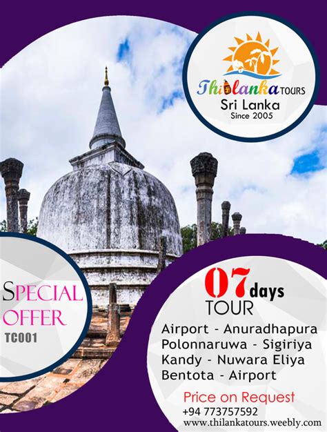 Special Offers Thilanka Tours