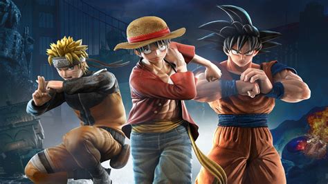 Jump Force Box Art Shows Off Naruto Luffy And Goku