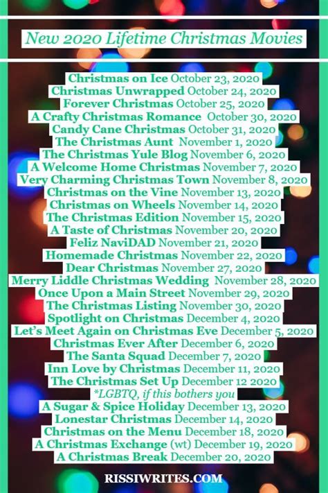 It's all of itv in one place so you can sneak peek upcoming premieres, watch box sets, series so far, itv hub exclusives and even live telly. The Festive New 2020 Lifetime Christmas Movie Schedule ...