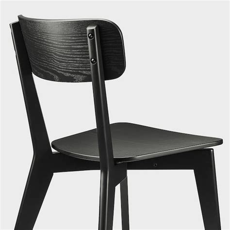 The chair and the table fold flat and take up less room to store. LISABO Chair, black - IKEA