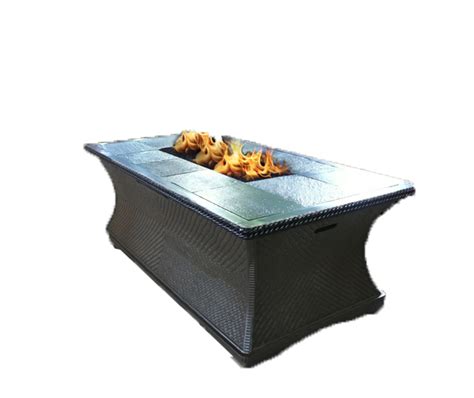 Outdoor Gas Fire Pit Coffee Table Monterey Series