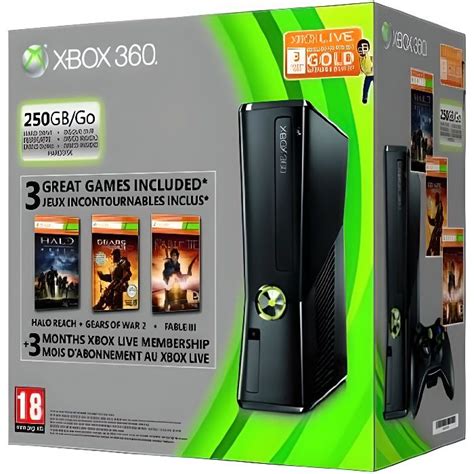 Pack Xbox 360 250 Go Extreme Value Xbox 360 Cdiscount Jeux Vidéo