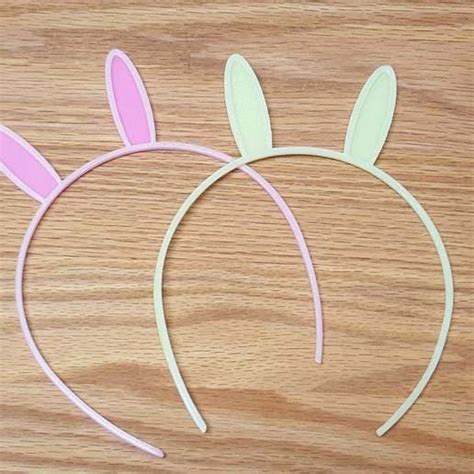 If the bunny ears are attached to a hairband, add fake animal ears. Download free 3D printing files Bunny Ears Hair Band ・ Cults