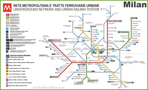 Milan Transport Map