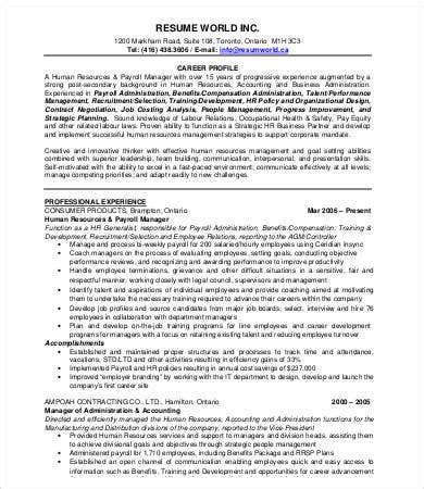 Human resources manager resume example ✓ complete guide ✓ create a perfect resume in 5 hr managers do sometimes have to make cold and clinical decisions, but your resume summary note that when using standard text editors like microsoft word, your formatting may break on. HR Resume - 16+ Free Word, PDF Documents Download | Free ...