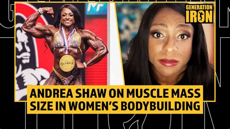 Andrea Shaw Talks Judges Expectations And How To Build Muscle Without