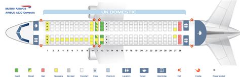 Seat Map Airbus A320 200 British Airways Best Seats In Plane