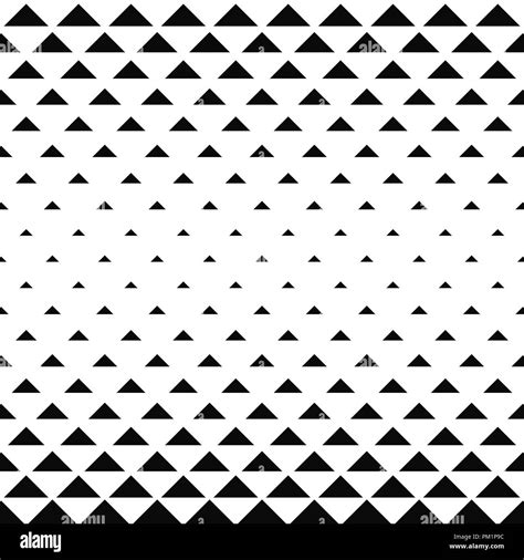 Abstract Monochrome Triangle Pattern Background Stock Vector Image