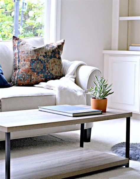 Updating A 90s Model Home Living Room Reveal Living Room Reveal