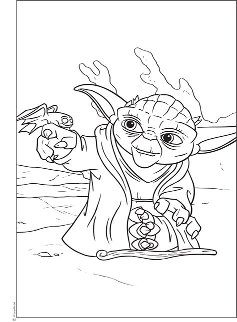 Star Wars Yoda Coloring Pages Download And Print For Free