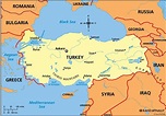 Map Of Turkey And Anatolia | Istanbul Tour Guide