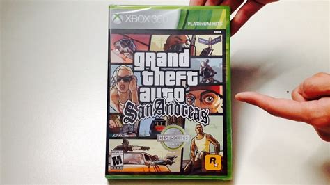 Grand Theft Auto San Andreas Xbox 360 Unboxing Youtube