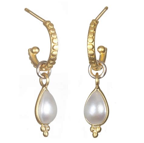 Gold Pearl Earrings Bright Spot Satya Jewelry