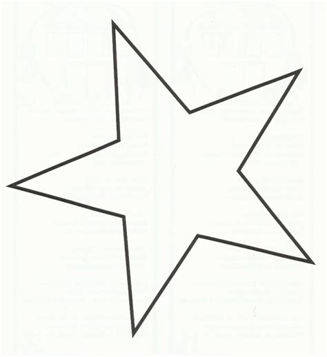 Big Star Template Printable Clipart Best Fillable Form 2024