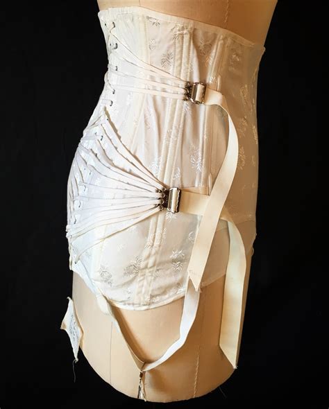 period corsets period corsets® vintage collection fan lacing corset girdle