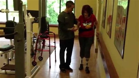 Double Amputee Walking On Prosthetics Day 8 Physical Therapy Diary