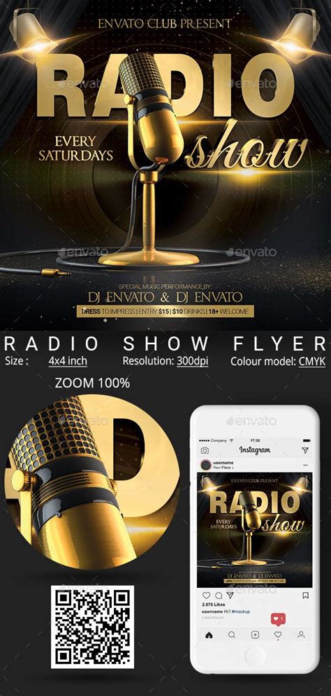 Radio Show Flyer Radio Radio Advertising Radio Design