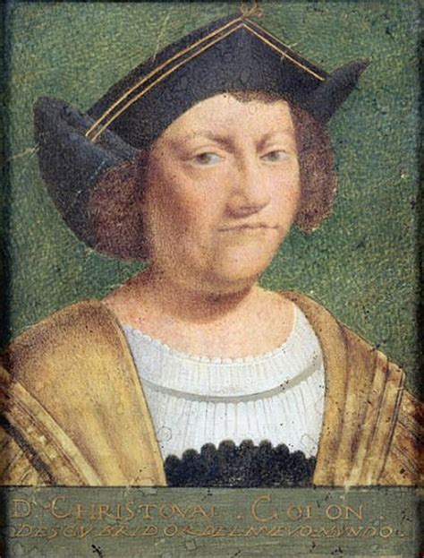 Portrait Of Christopher Columbus 1451 1 Spanish School Als