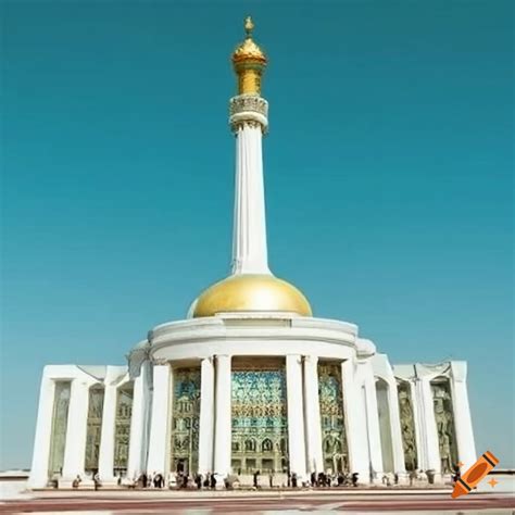Cityscape Of Ashgabat Turkmenistan On Craiyon