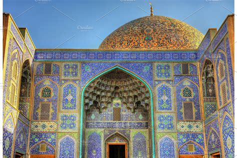Sheikh Lotfollah Mosque On Naqsh E Jahan Square Of Isfahan Iran High