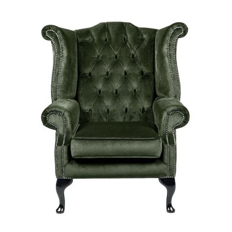 Gently used, vintage, and antique velvet wingback chairs. Green Velvet Wingback Chair | Hire Wing Back Chairs