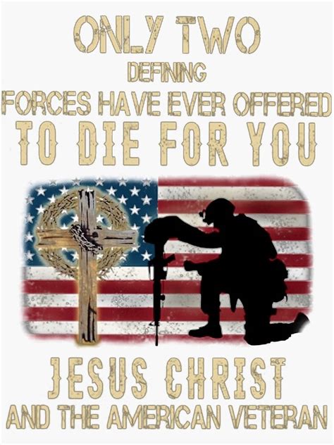 Only Two Defining Forces Have Ever Offered To Die For You Jesus Christ