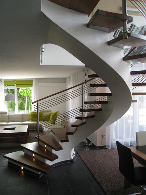 Concrete Staircase Designs Interior Interesting Concrete Spiral Stairs